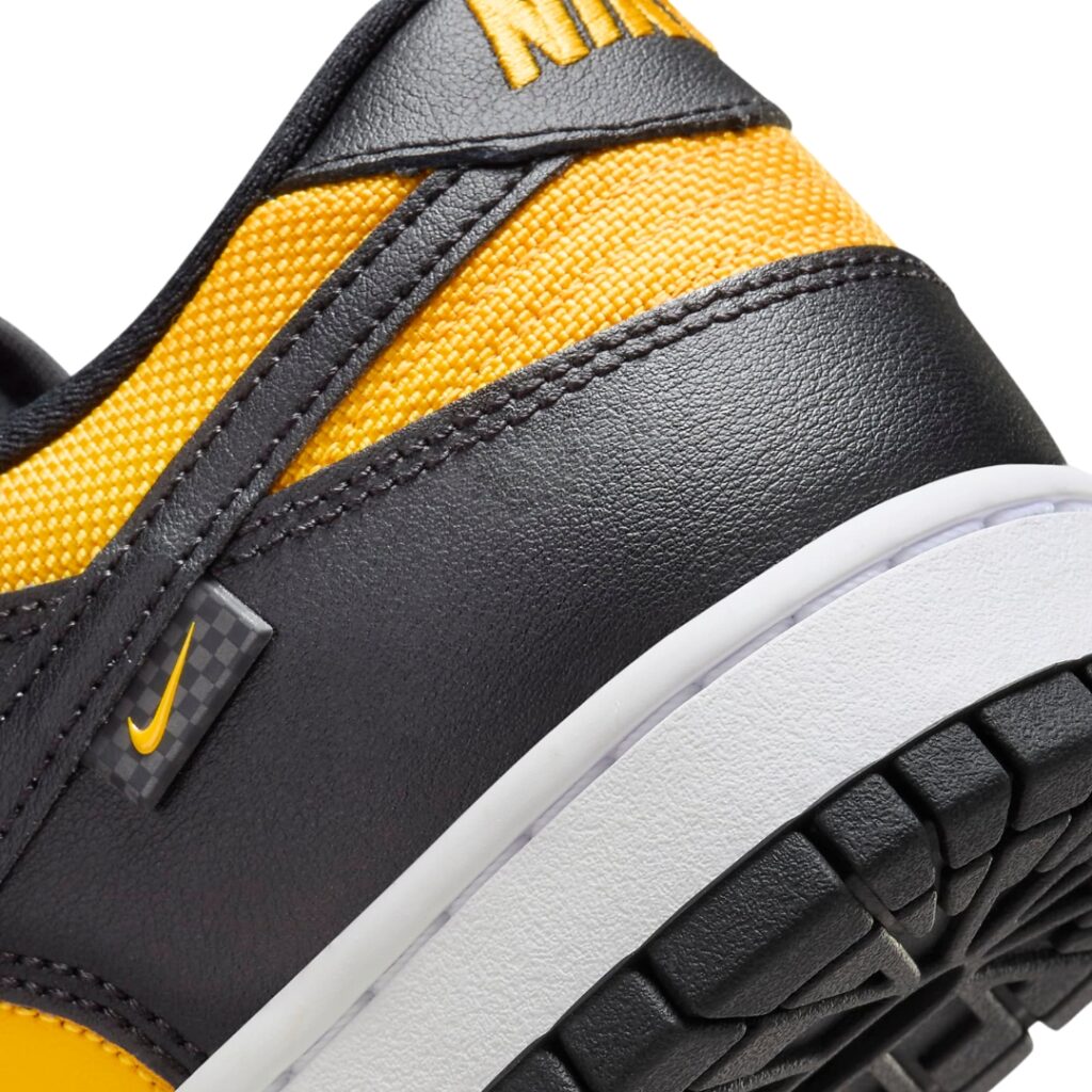 Nike Dunk Low - Black/White/University Gold - immagine 6