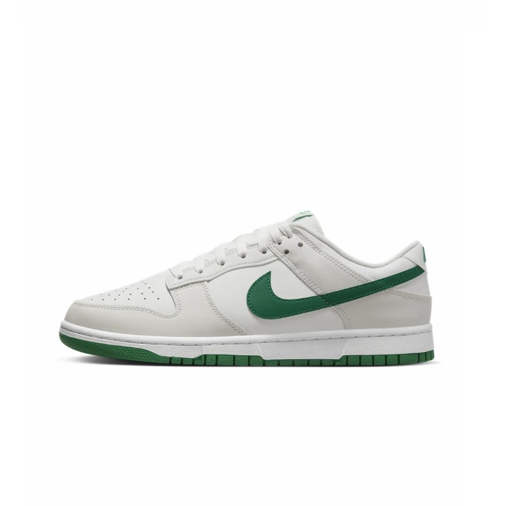 Nike Dunk Low Retro - Summit White/Platinum Tint//Malachite
