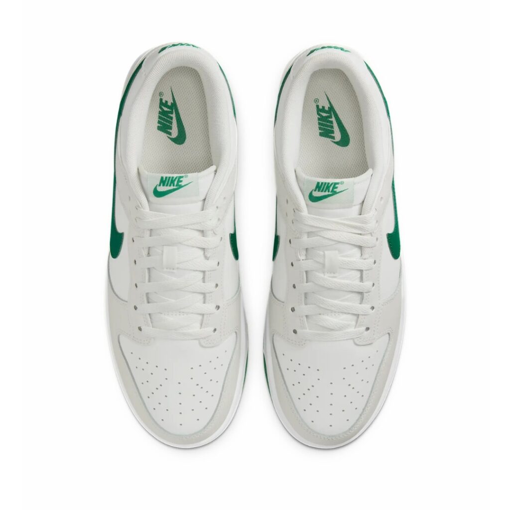 Nike Dunk Low Retro - Summit White/Platinum Tint//Malachite - immagine 3