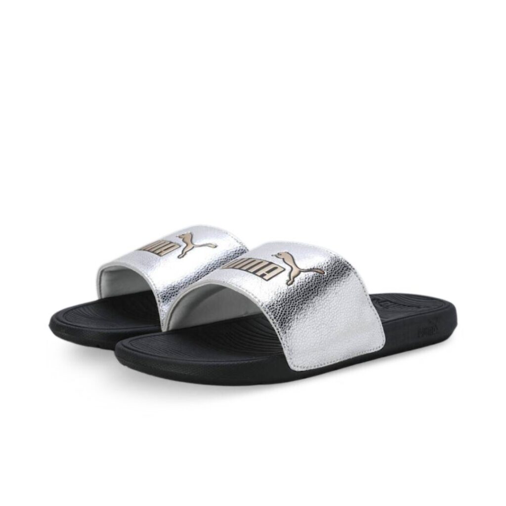 Puma Cool Cat 2.0 Metallic Shine - Silver/Black