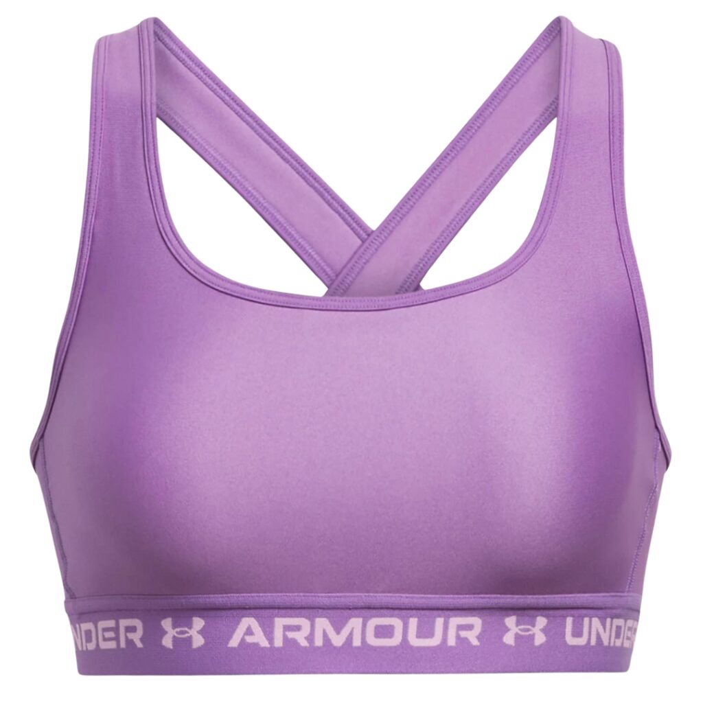 Under Armour Reggiseno sportivo Crossback - Black/Astro Pink - immagine 5
