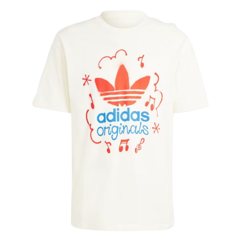 Adidas T-Shirt Con Grafica - Off White - immagine 3