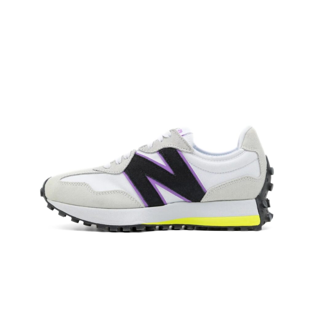 New Balance 327 - Grey/White/Reflection Yellow