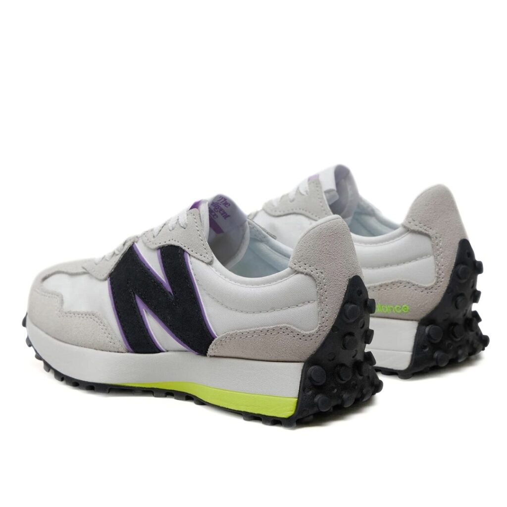 New Balance 327 - Grey/White/Reflection Yellow - immagine 3