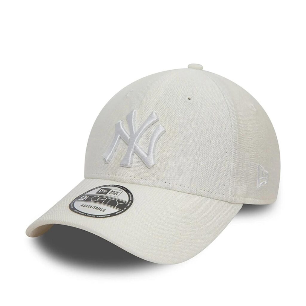 New Era Cappello New York Yankees Linen - White