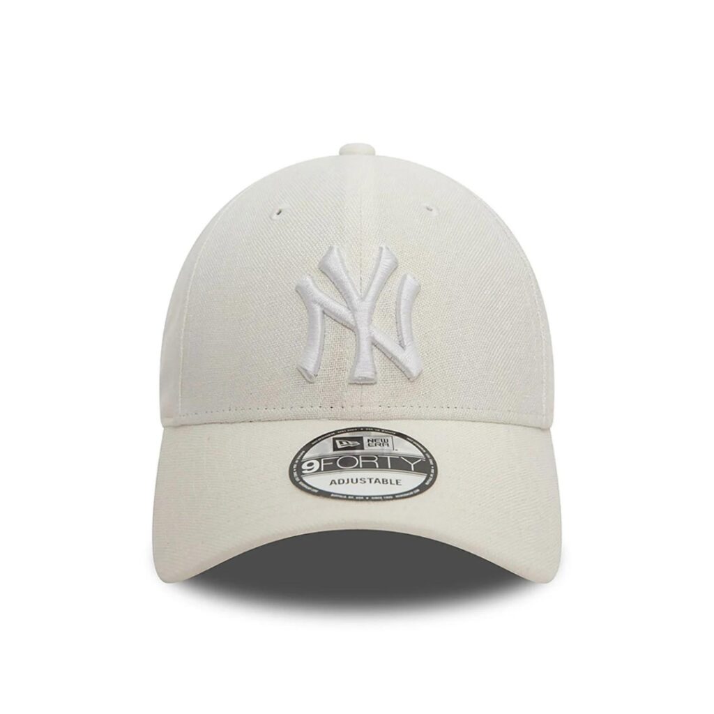 New Era Cappello New York Yankees Linen - White - immagine 2