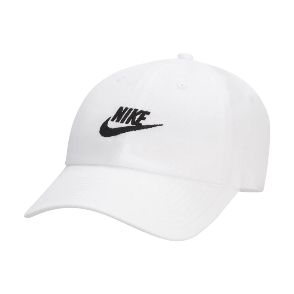 Nike Club Cappello Unstructured Futura Wash - White/Black