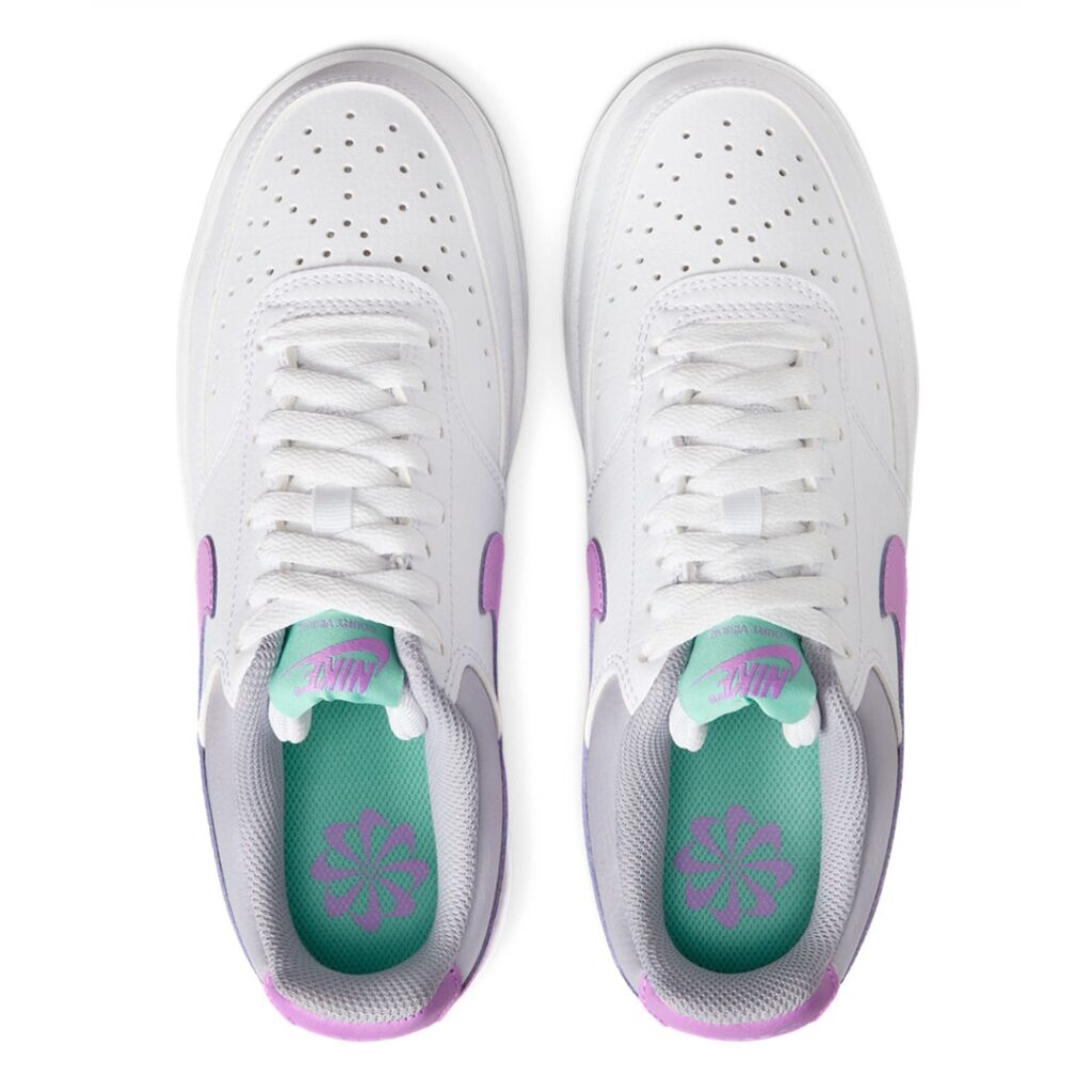 Nike Court Vision Low Next Nature - White/Rush Fuchsia/Pewter - immagine 4