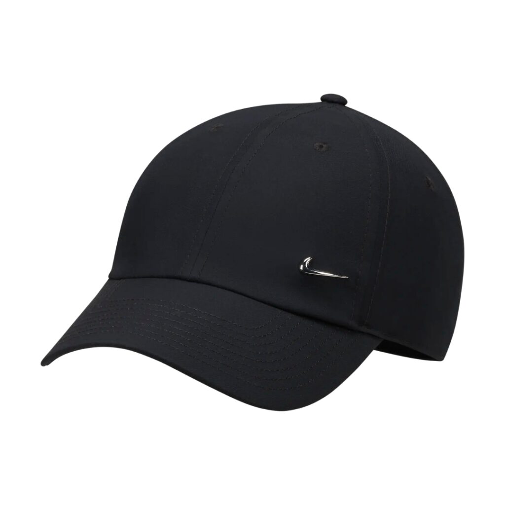 Nike Dri-FIT Club Cappello Con Swoosh In Metallo - Black