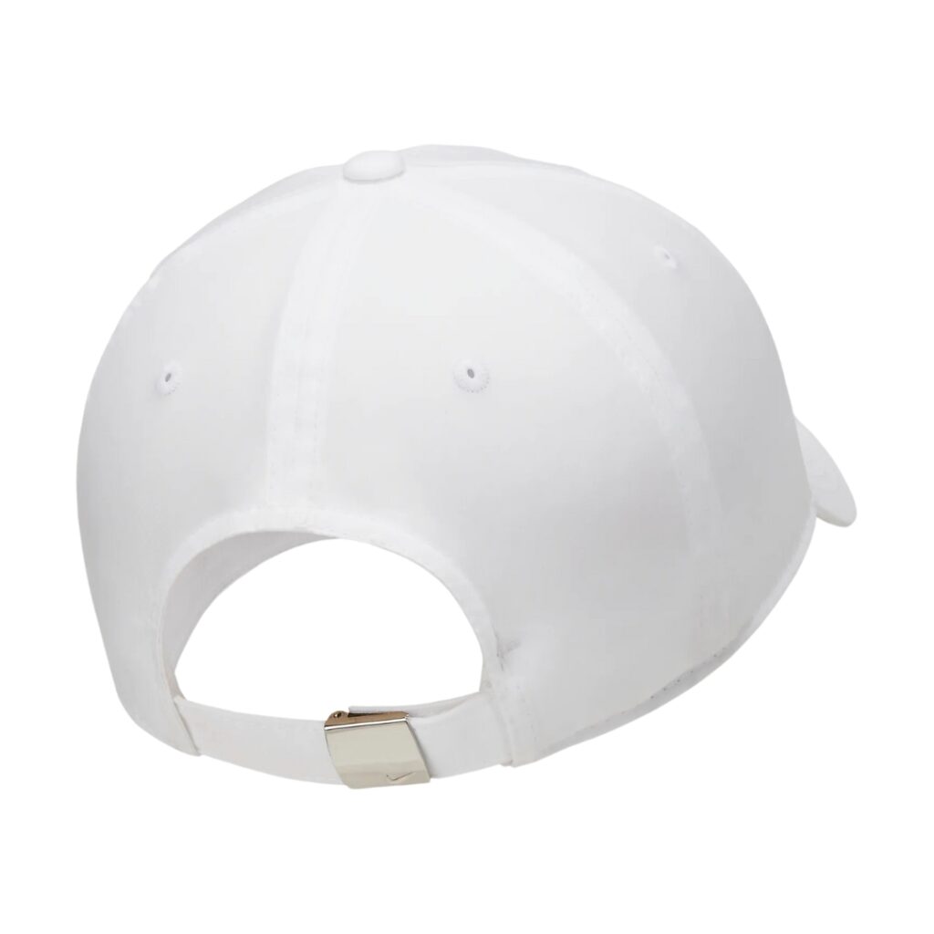 Nike Dri-FIT Club Cappello Con Swoosh In Metallo - White - immagine 2