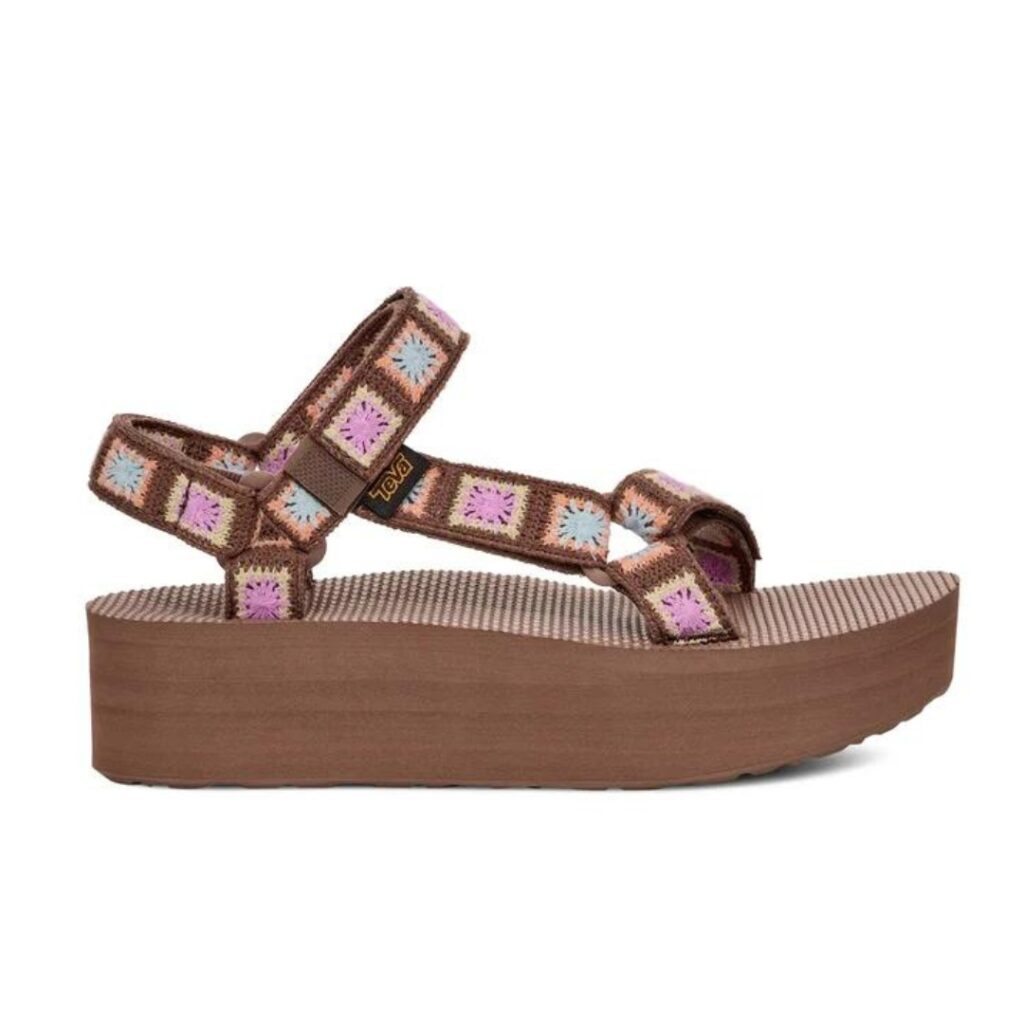 Teva Sandalo Flatform Universal Crochet - Brown - immagine 4