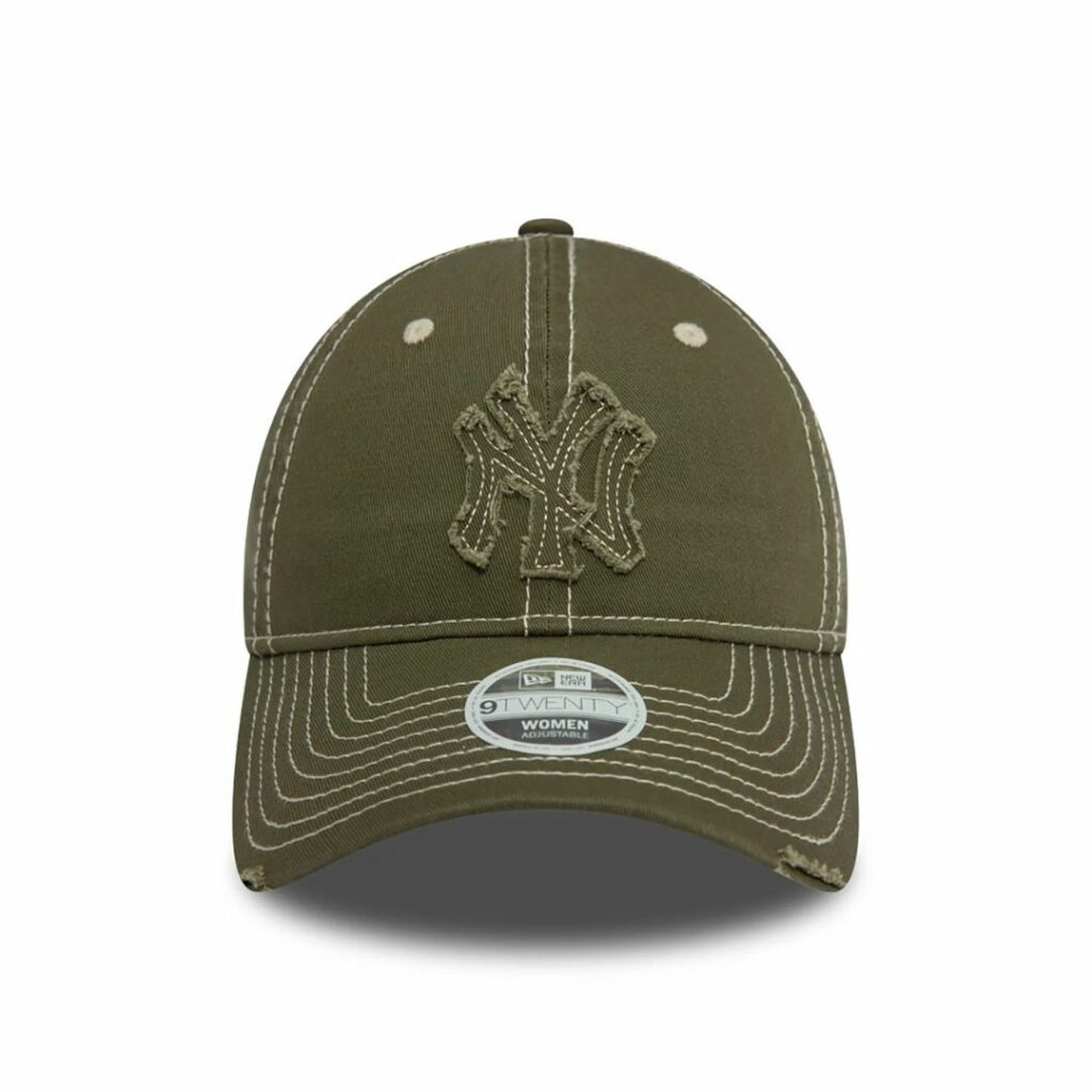 New Era Cappello New York Yankees Distressed - Olive Green - immagine 2