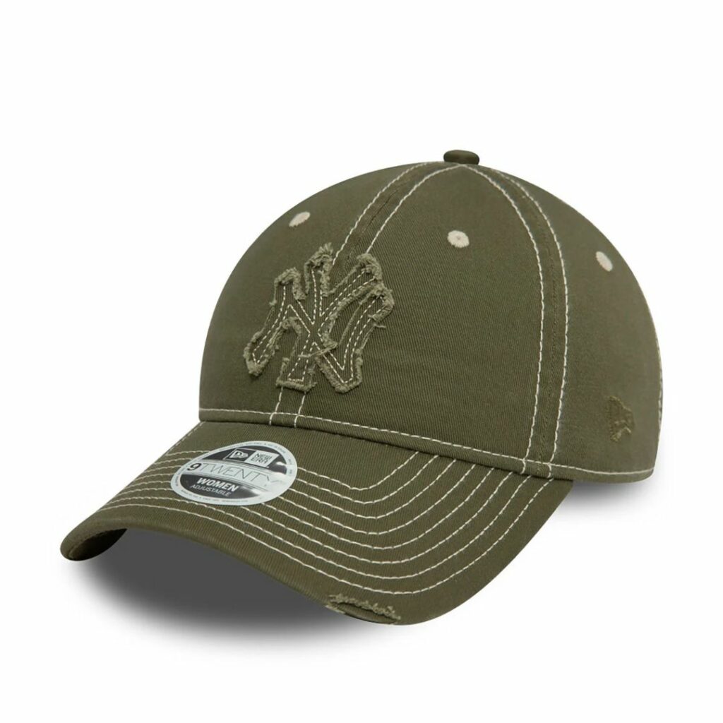 New Era Cappello New York Yankees Distressed - Olive Green