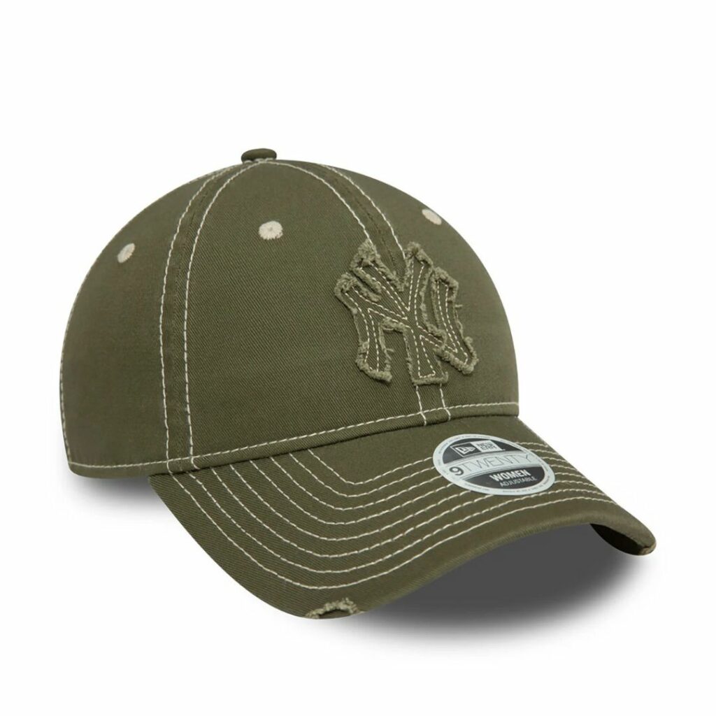 New Era Cappello New York Yankees Distressed - Olive Green - immagine 3