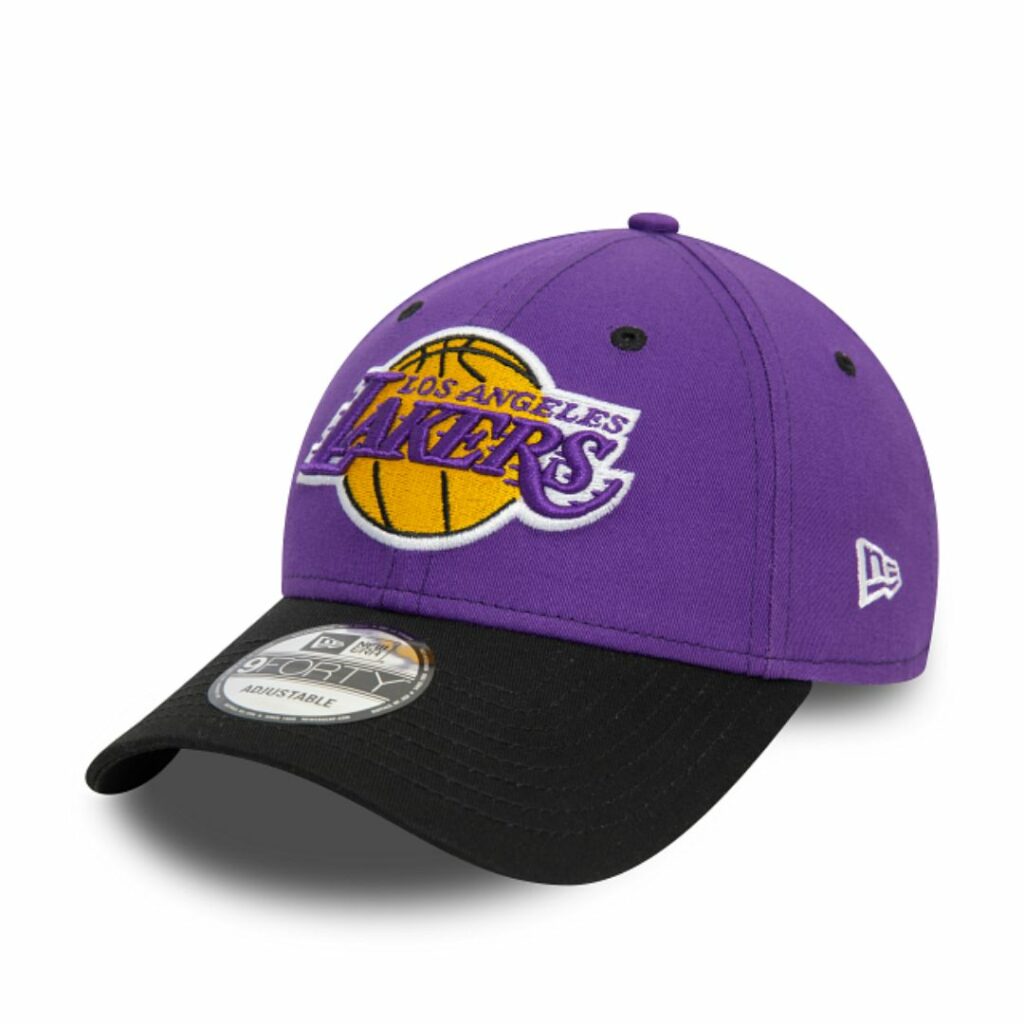 New Era LA Lakers Side Patch - Purple/Black