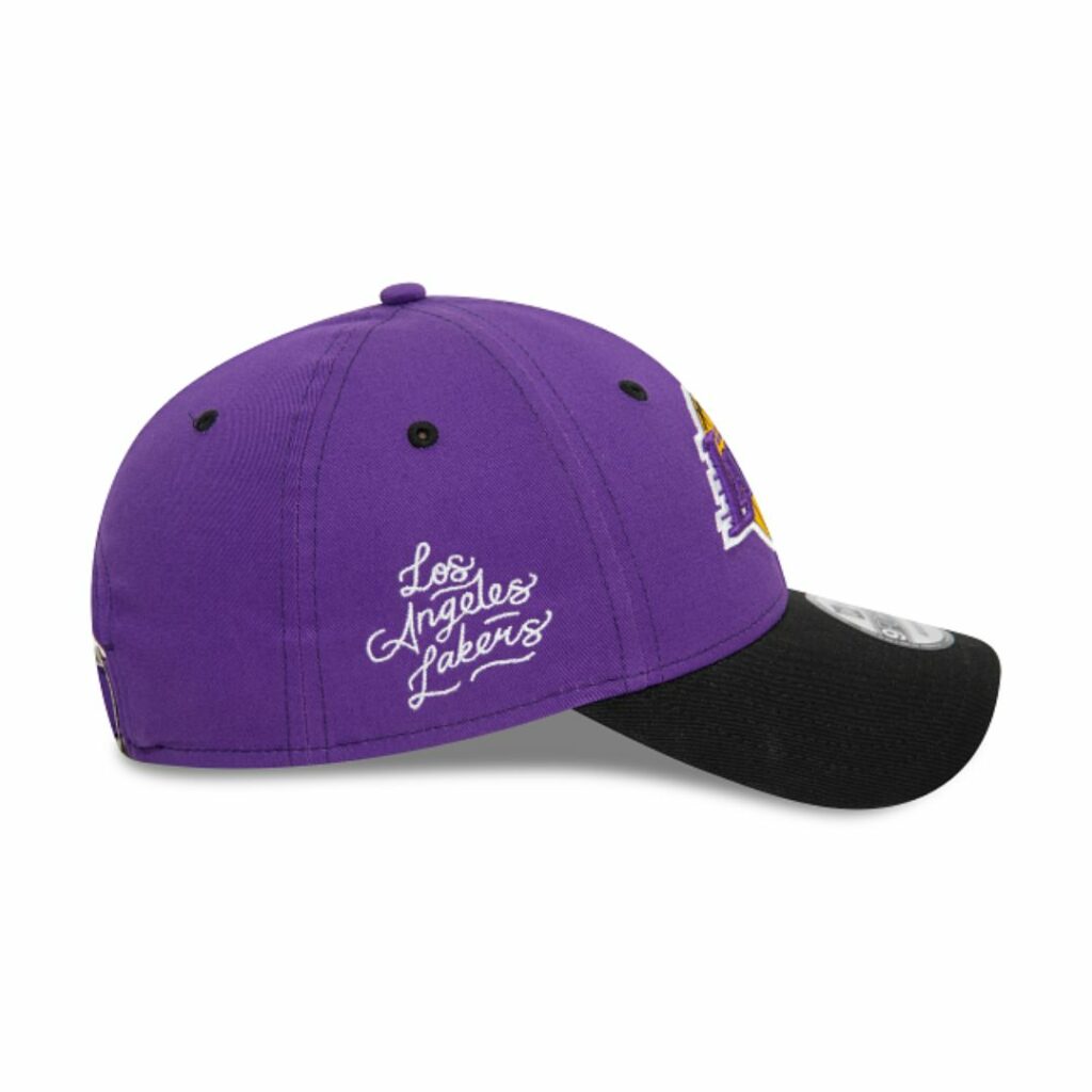 New Era LA Lakers Side Patch - Purple/Black - immagine 2