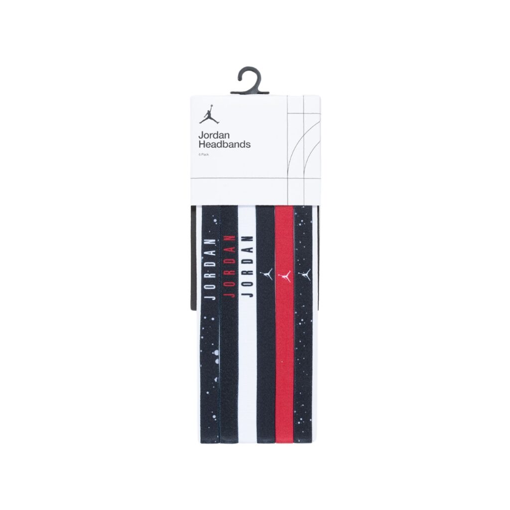 Jordan Fasce Headbans - Black/Red/White - immagine 2