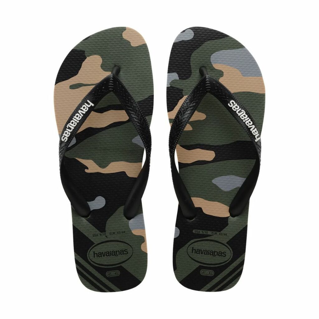 Havaianas Top Camu - Green Olive/Black