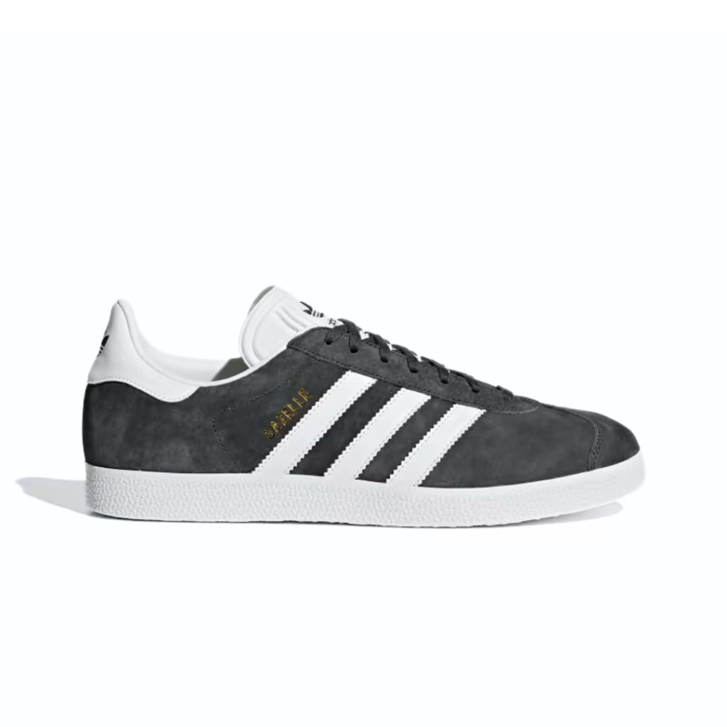 Adidas Gazelle - Dark Grey Heather/White