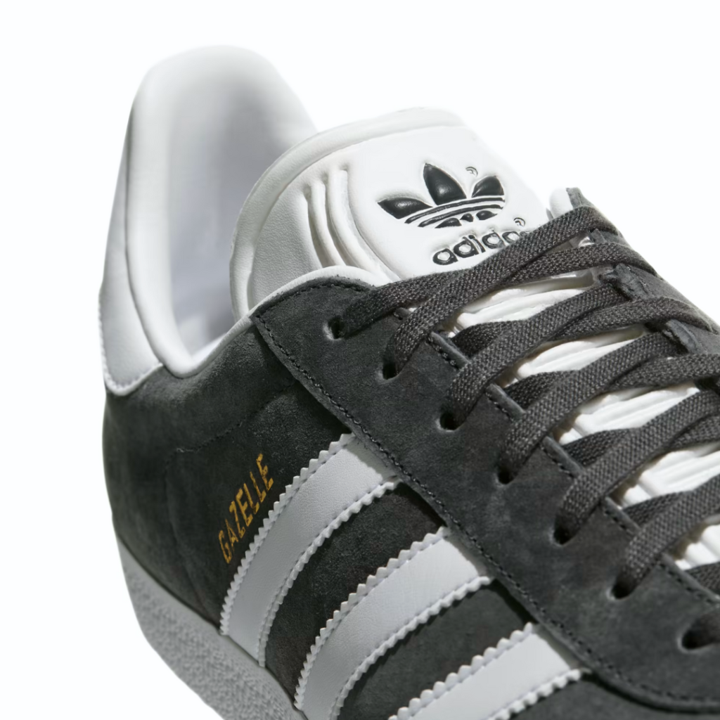 Adidas Gazelle - Dark Grey Heather/White - immagine 2