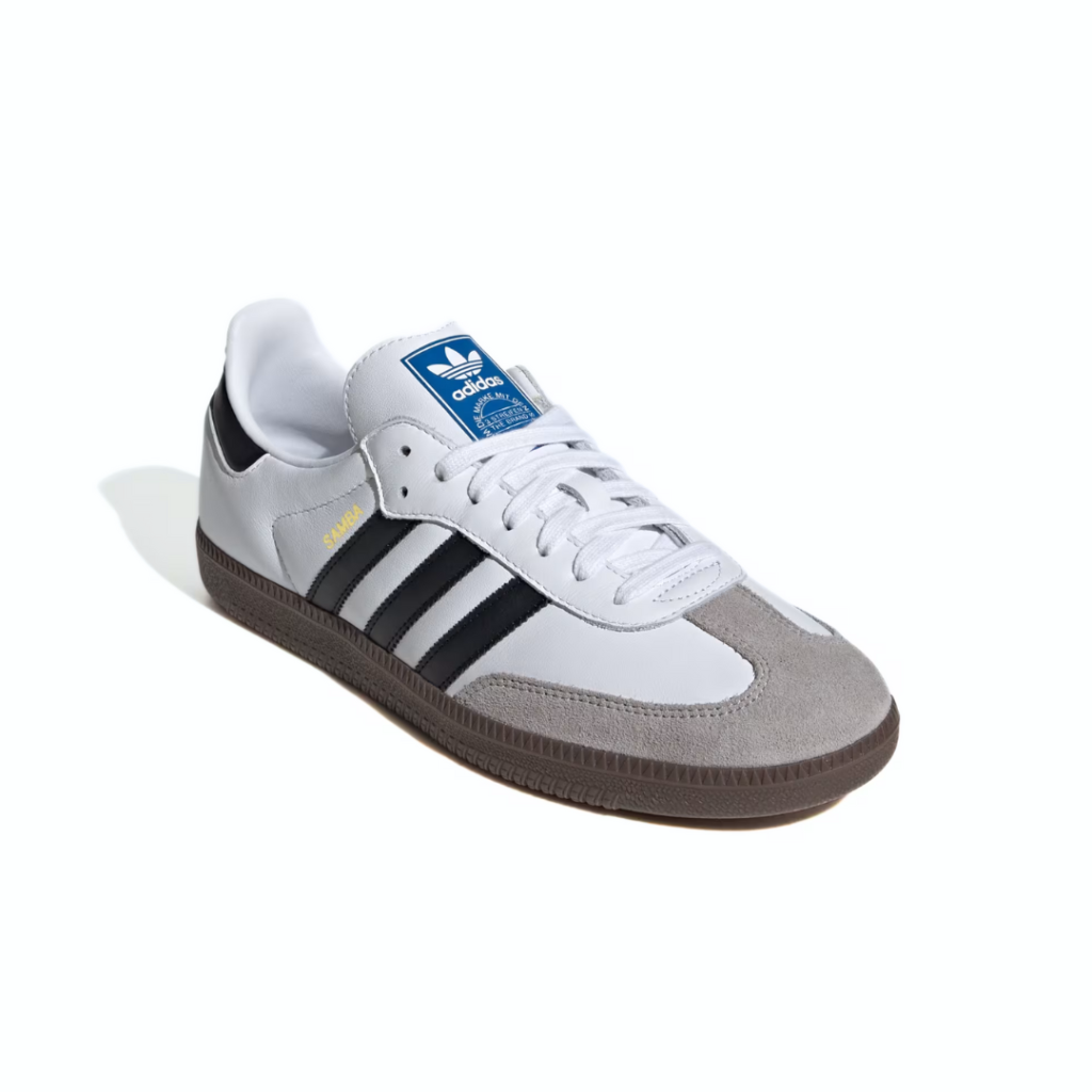 Adidas Samba OG - White/Black/Clear Granite - immagine 4