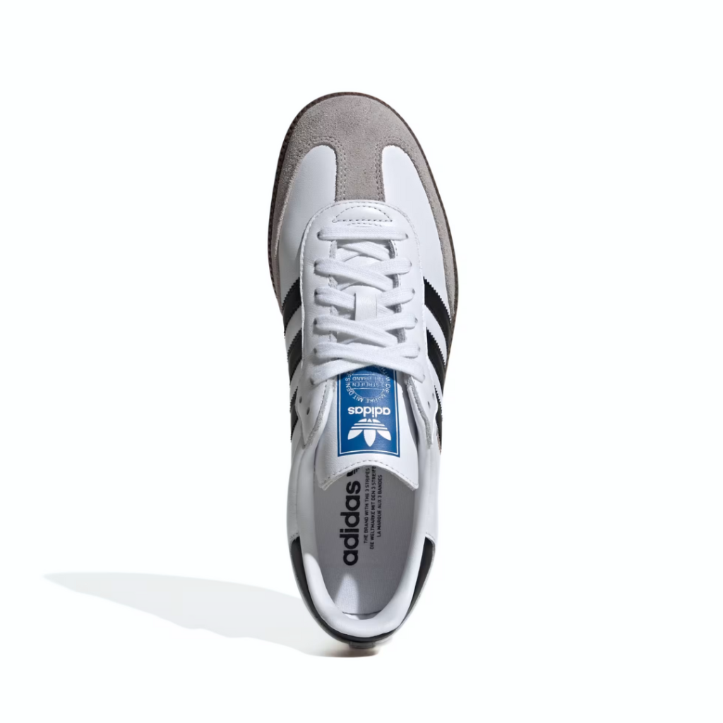 Adidas Samba OG - White/Black/Clear Granite - immagine 3