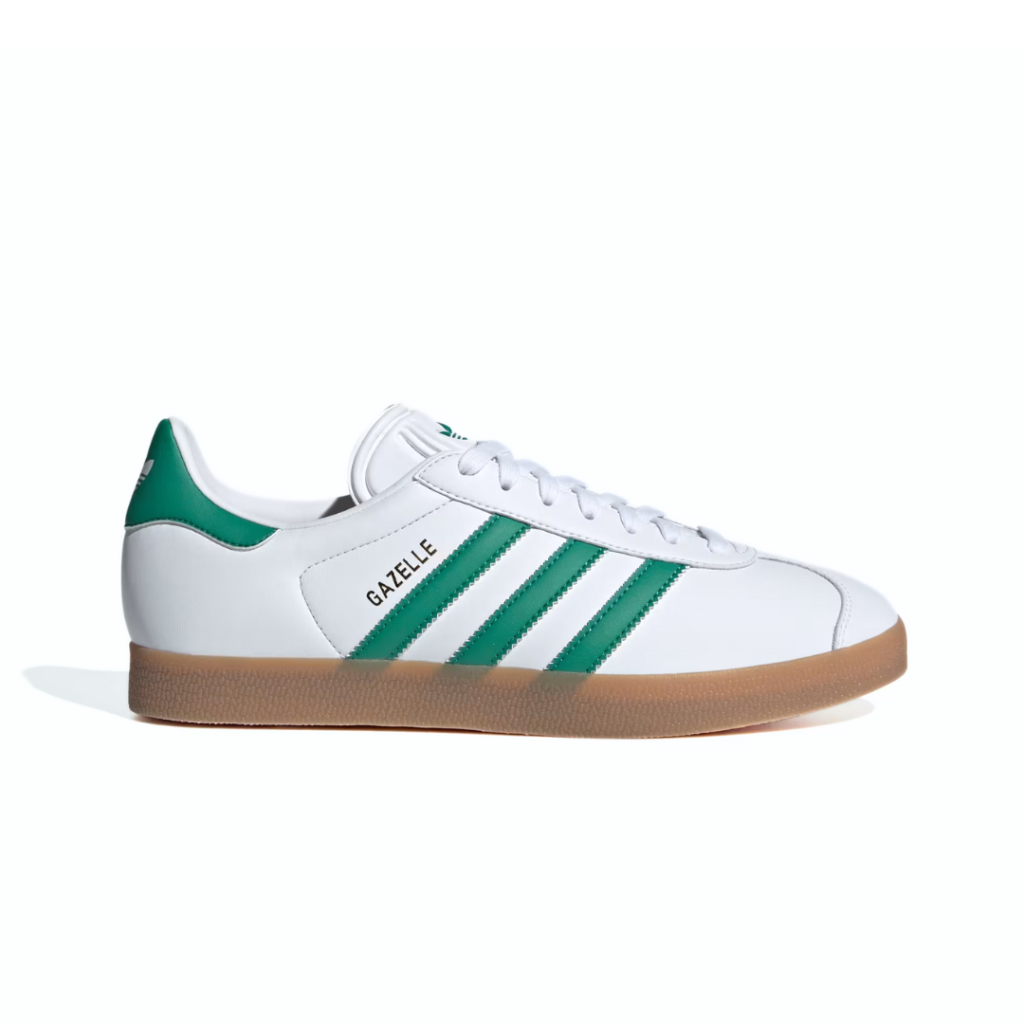 Adidas Gazelle - White/Bold Green
