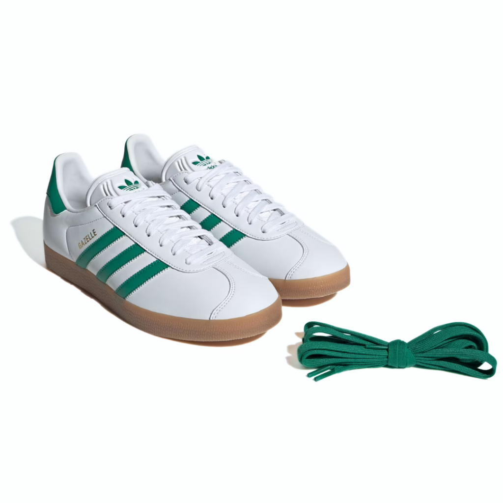 Adidas Gazelle - White/Bold Green - immagine 2
