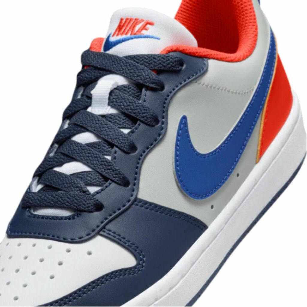 Nike Court Borough Low Recraft (gs) - Midnight Navy/Orange/Silver/Hyper Royal - immagine 5