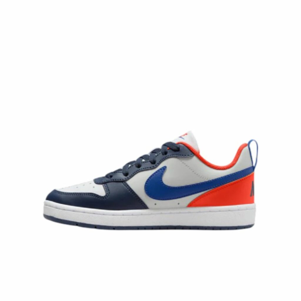 Nike Court Borough Low Recraft (gs) - Midnight Navy/Orange/Silver/Hyper Royal