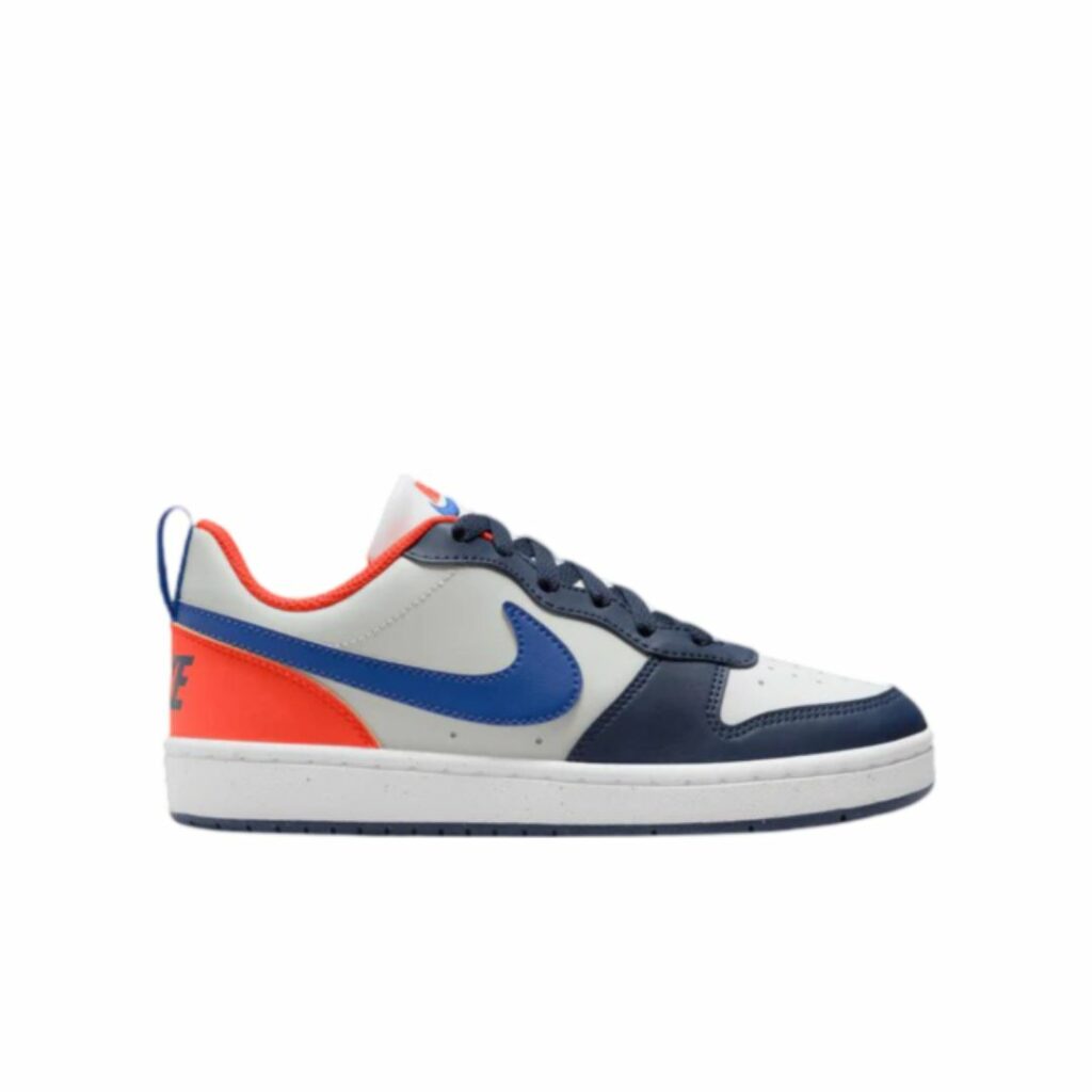 Nike Court Borough Low Recraft (gs) - Midnight Navy/Orange/Silver/Hyper Royal - immagine 3