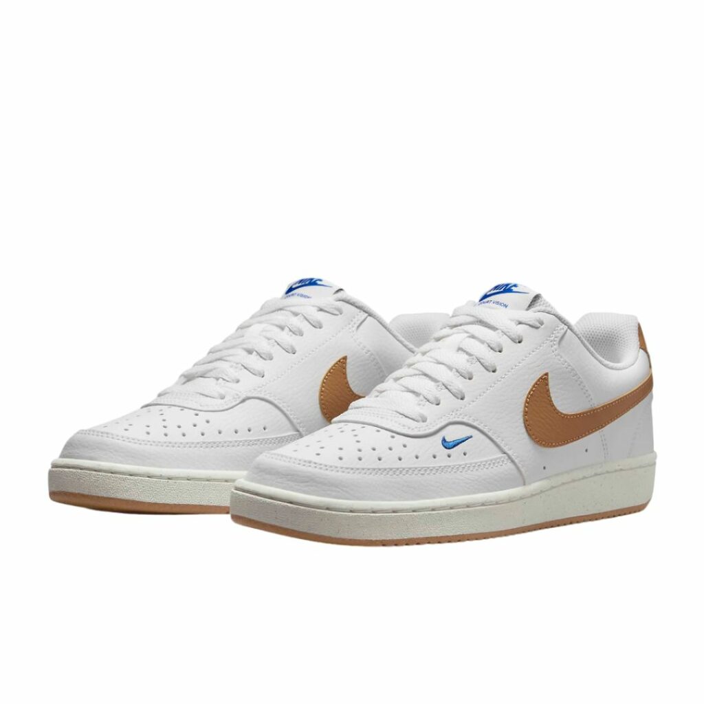 Nike Court Vision Low Next Nature - White/Game Royal/Sail/Flax - immagine 2