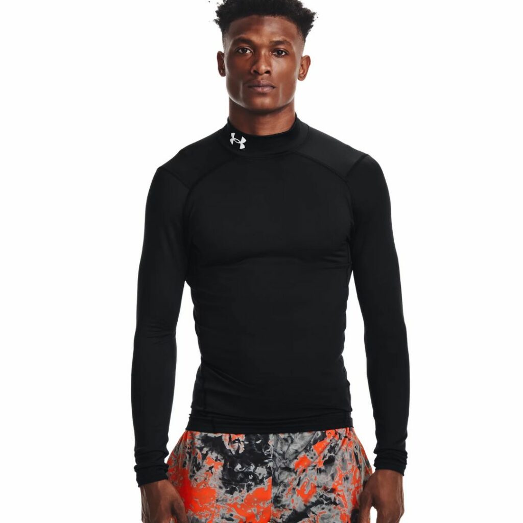 Under Armour Maglia ColdGear® Compression Mock - Black