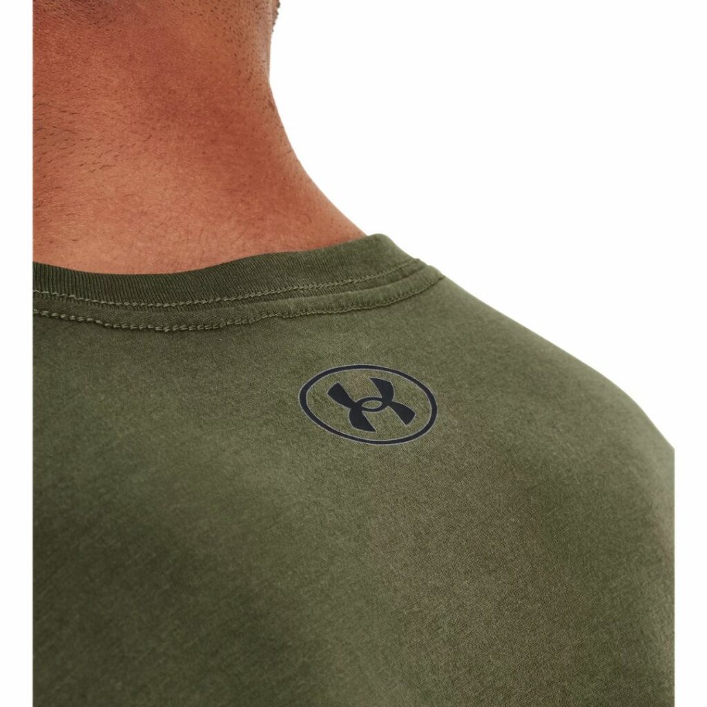 Under Armour T-Shirt Left Chest - Marine Old Green/Black - immagine 3