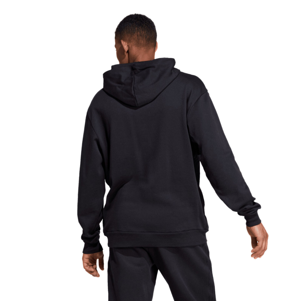 Adidas Brand Love Felpa Con Cappuccio - Black - immagine 4
