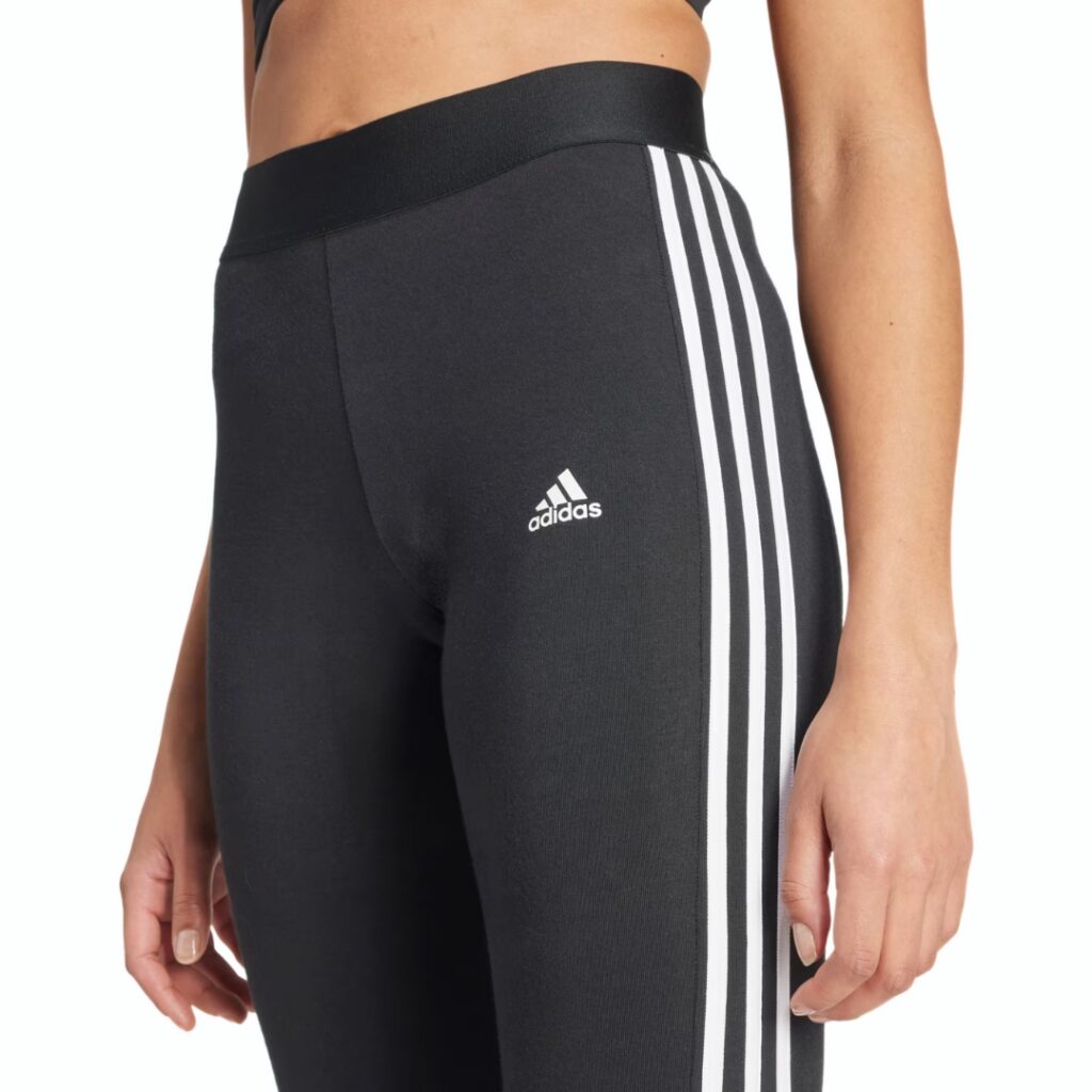 Adidas Leggins Essential 3-Stripes - Black - immagine 4
