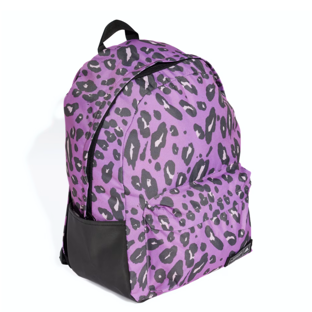Adidas Zaino Con Stampa Animalier - Preloved Purple/Black - immagine 3