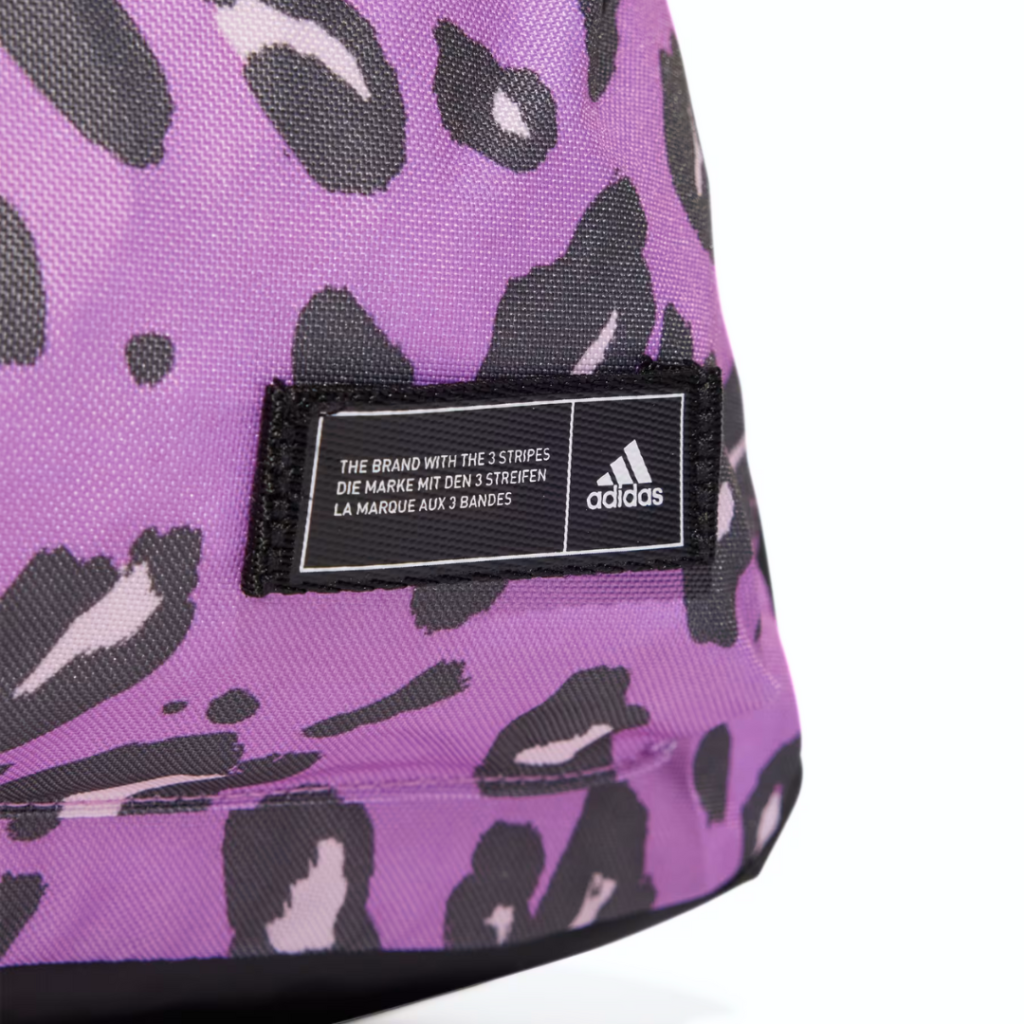 Adidas Zaino Con Stampa Animalier - Preloved Purple/Black - immagine 4