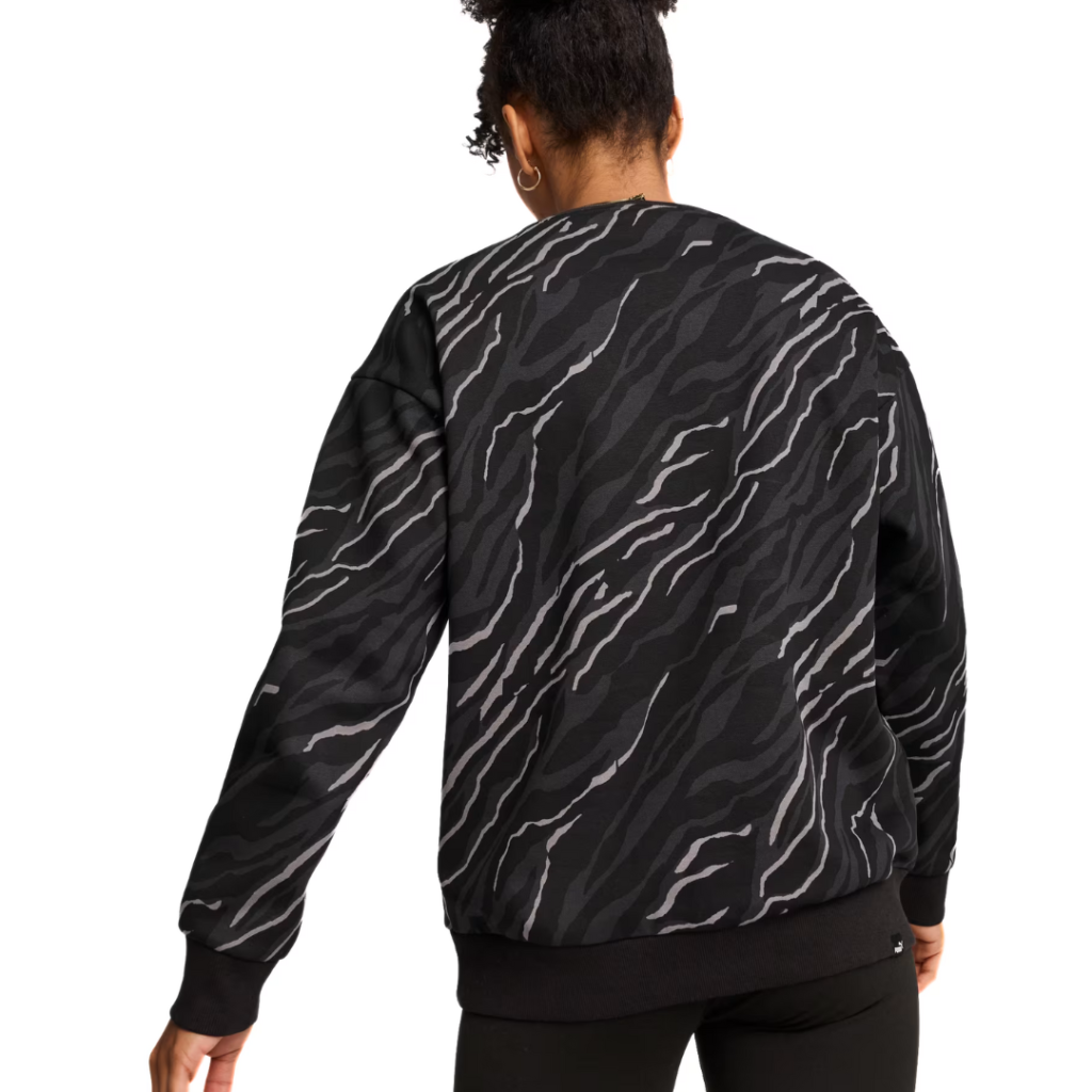 Puma  ESS+ ANIMAL Felpa Con Grafica - Black - immagine 2