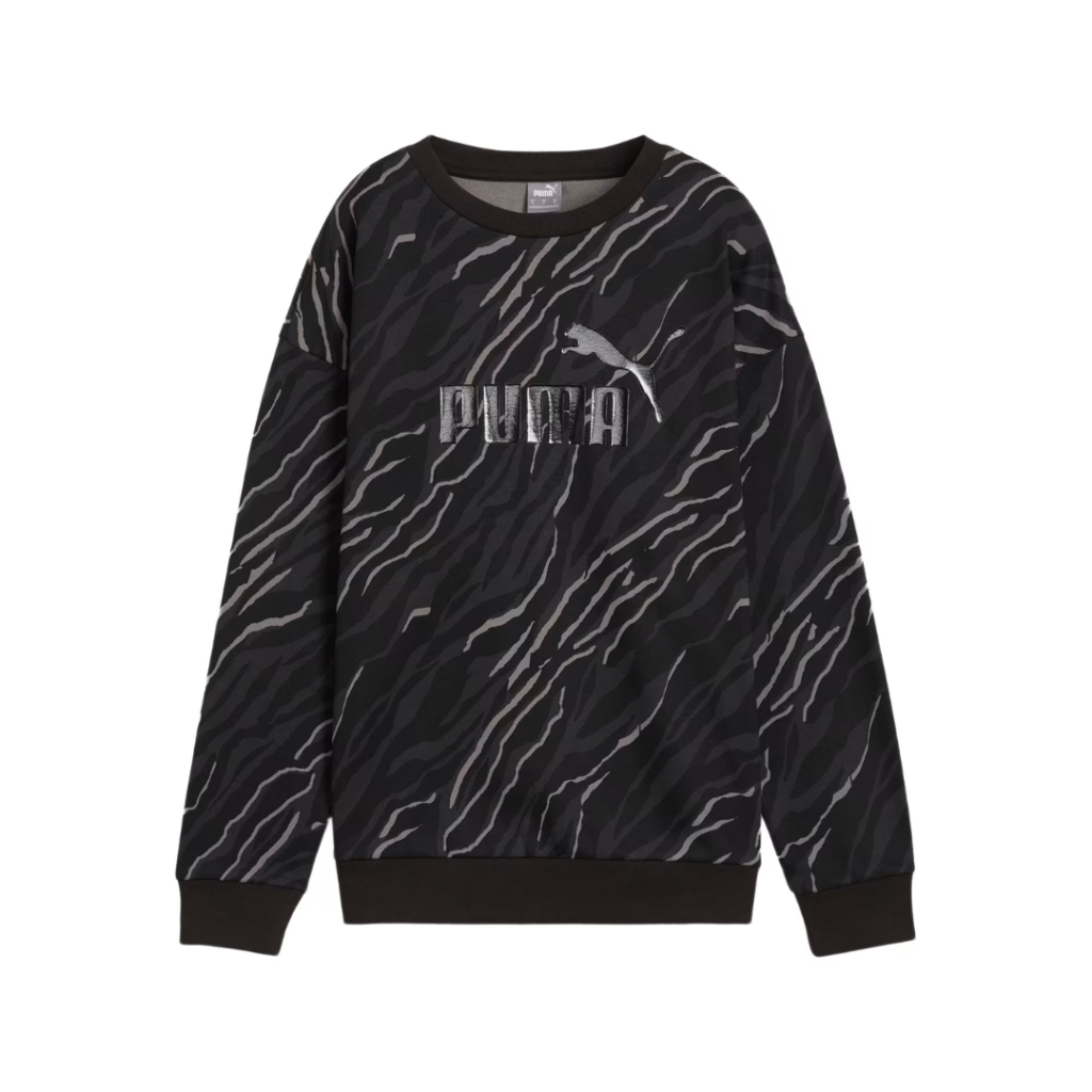 Puma  ESS+ ANIMAL Felpa Con Grafica - Black - immagine 4