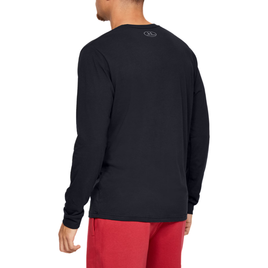Under Armour Maglia a manica lunga UA Left Chest - Black - immagine 3
