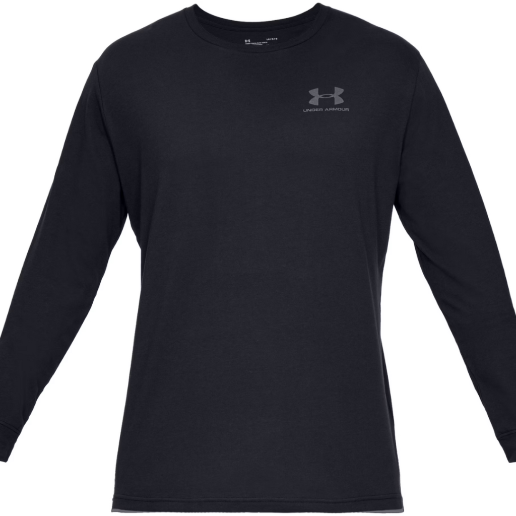 Under Armour Maglia a manica lunga UA Left Chest - Black - immagine 4