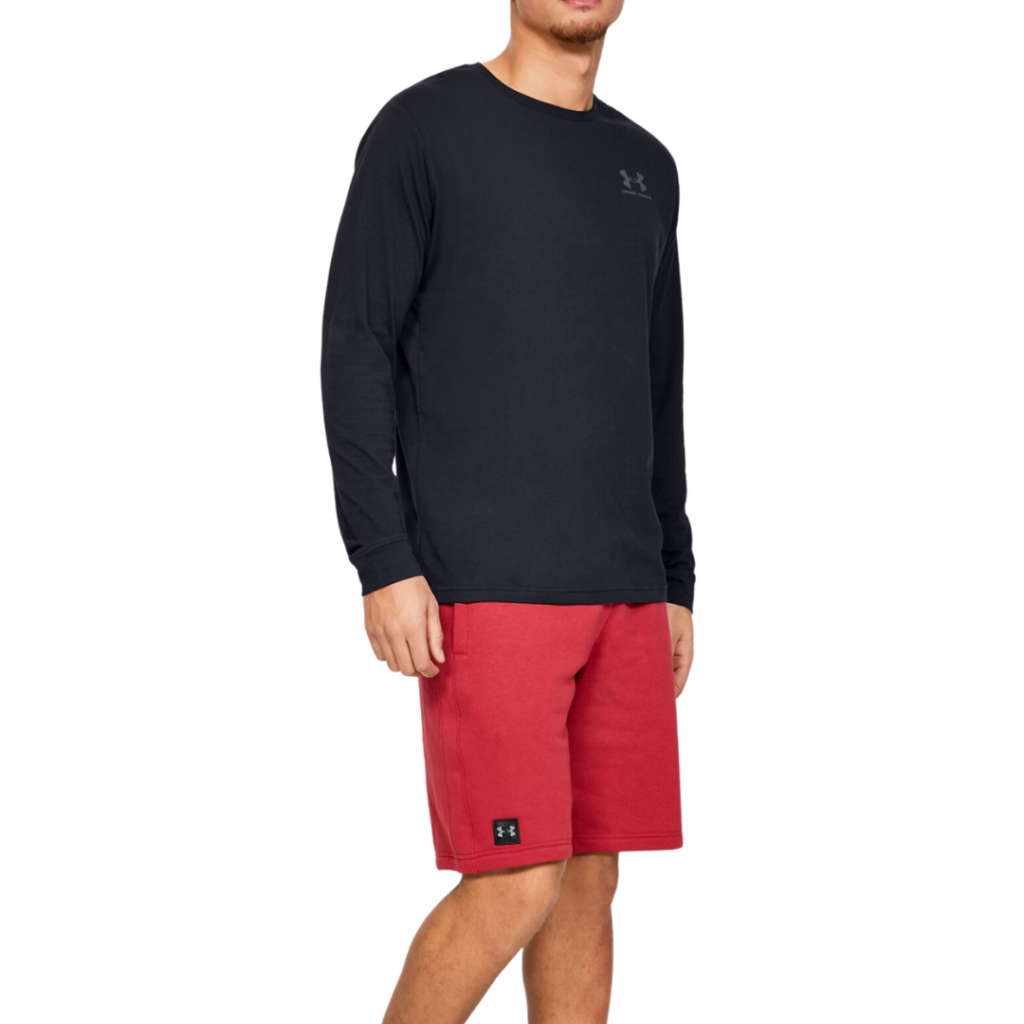 Under Armour Maglia a manica lunga UA Left Chest - Black - immagine 2