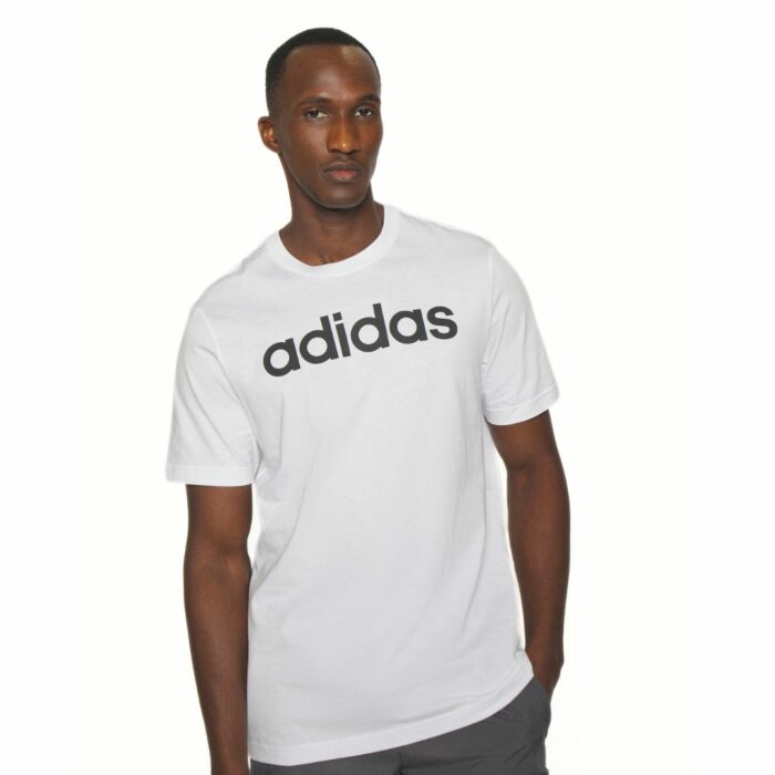 Adidas T-shirt Essentials Linear Logo - White