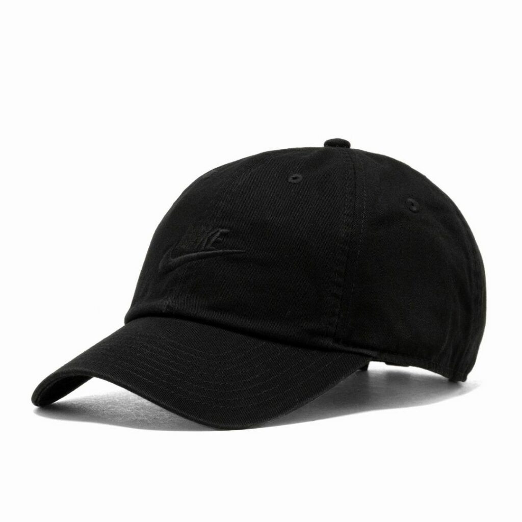 Nike Club Cappello Futura Wash - Black