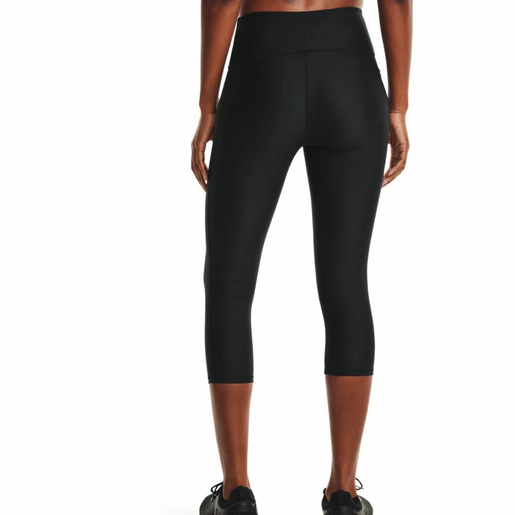 Under Armour Leggings Capri HeatGear®- Black/White - immagine 2
