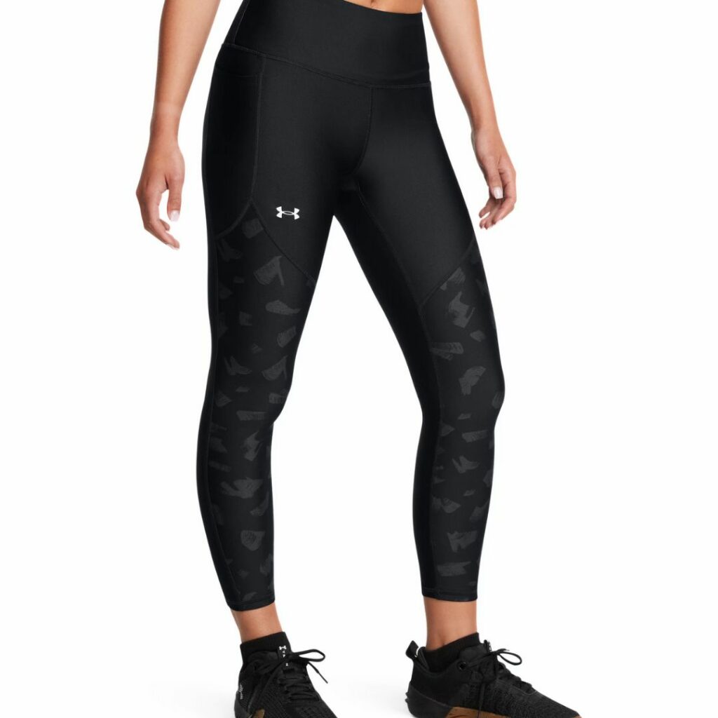 Under Armour Leggings Tech™ Printed Ankle - Black/Anthracite