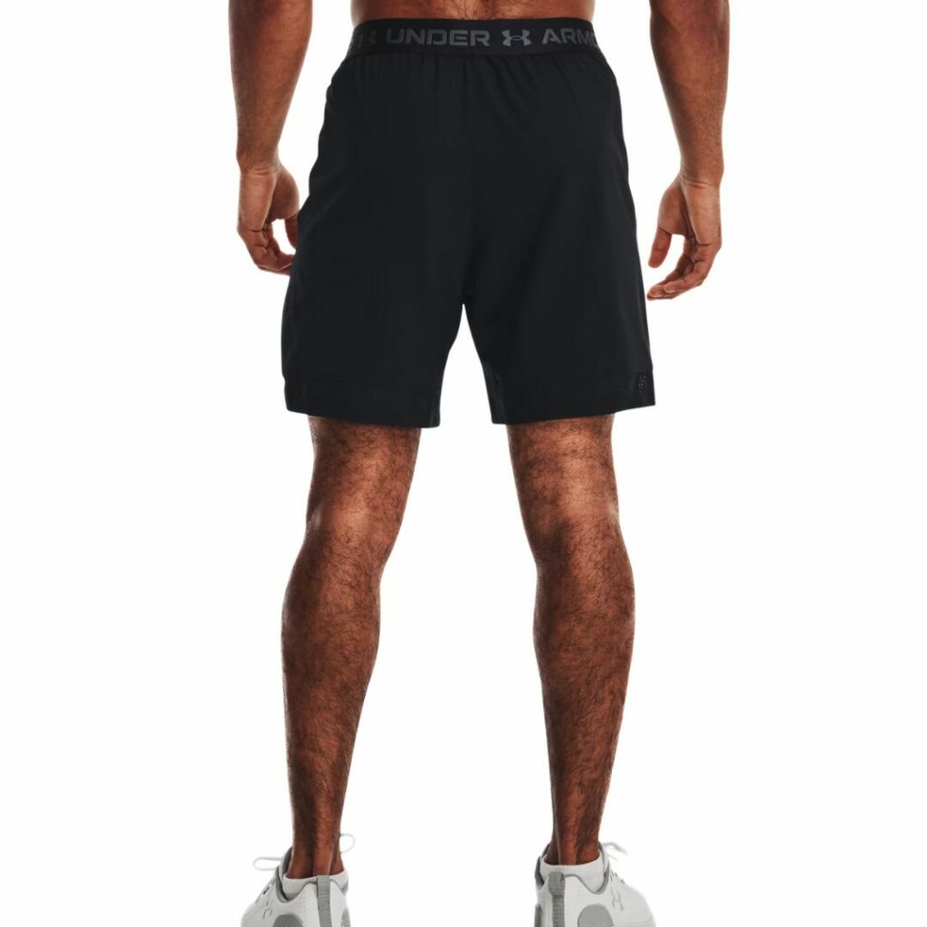 Under Armour Pantaloncini Vanish Woven 15 cm - Black/Pitch Gray - immagine 2