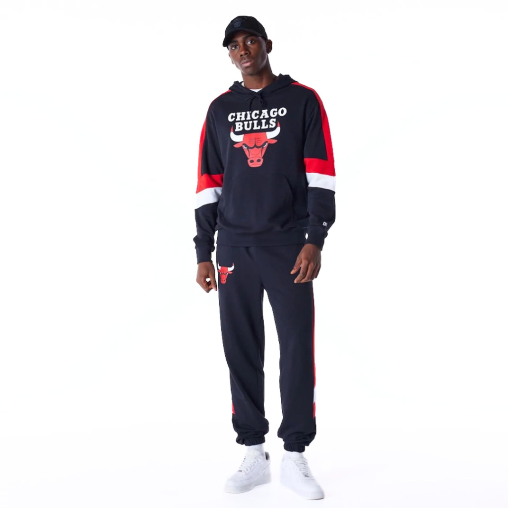 New Era Felpa Chicago Bulls Colour Block - Bleu/Red - immagine 3