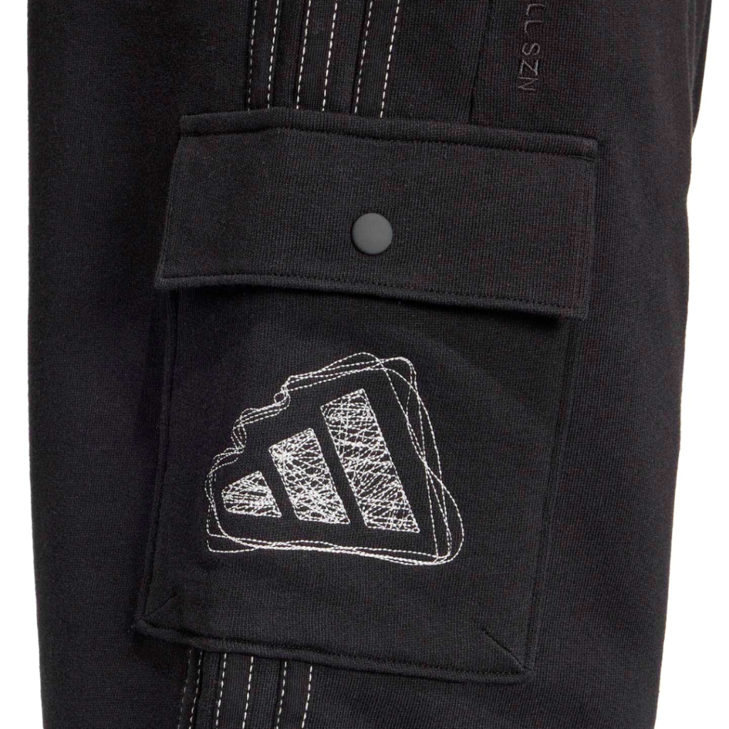 Adidas Pantaloni tuta cotone All SZN - Black - immagine 4